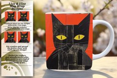 Whisker Whirlwind: Colorful Mug Wrap Creations Product Image 1