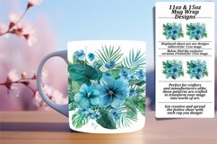 Sublimation PNG 11oz/15oz Mug Wrap Floral Design Product Image 1