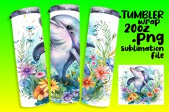 Joyful Animal Extravaganza Sublimation Tumbler Design - 20oz Product Image 1