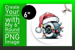 Sleek Keychain Circle Design Template , Holiday Product Image 1