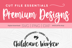 Childcare worker svg - daycare or child care svg for crafts Product Image 5