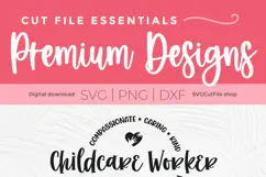 Childcare worker svg - daycare or child care svg for crafts Product Image 5