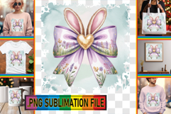 Vibrant TSHIRT Ideas Magic PNG, Easter Bow Product Image 1