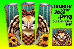 Exclusive Tumbler Design File , Cute Animals Product Image 1
