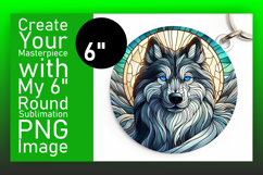 Custom Round Design Coaster PNG , Animals Product Image 1