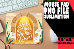 Joyful Desk Pad Sublimation PNG, Religious Product Image 1