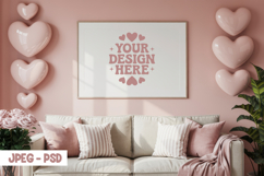 Valentine Minimal Mug PSD JPEG Mockup Product Image 1