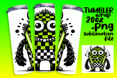 BEAUTY 20oz Tumbler PNG Wrap , Monster Product Image 1