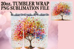 Blossom Radiant Chic Vibrant Springtime Tumbler Wrap Product Image 1