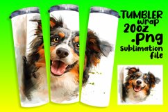 Whimsical Watercolor Dog Lover Joyful Charm Tumbler - 20oz Product Image 1