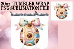 Whimsical views 20oz tumbler wrap, Easter Egg Product Image 1