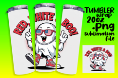 20oz Tumbler Design for Home Decor , Funny Ghost Product Image 1