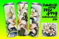 EYE-CATCHING 20oz Tumbler Design , Flowers Product Image 1