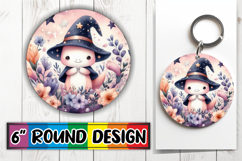 Enchanted Keychain PNG Style, Cute Dino Product Image 1