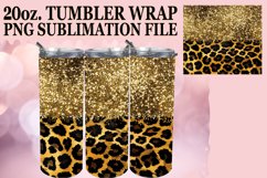 Vibrant Leopard &amp; Flower Fusion Tumbler Designs - 20oz Product Image 1