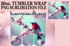 Cozy vibes 20oz tumbler wrap, Birds Product Image 1