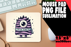 Unique Desk Pad Design Sublimation, Monster Product Image 1