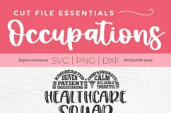 Healthcare squad svg, a health care worker svg for crafters Product Image 5