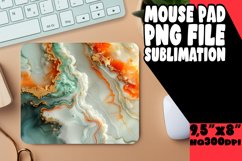 3D Marble Flower Mouse Pad for Sublimation Design Product Image 1