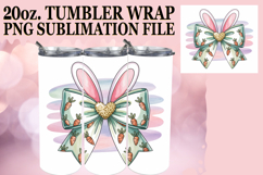 ENCHANTING GIFT 20oz TUMBLER WRAP, Easter Bow Product Image 1