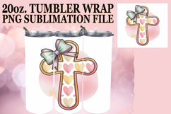 Uplifting moments 20oz tumbler wrap, Cross and Bow Product Image 1