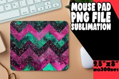 Vibrant Glitter Stripes Mouse Pad Art Product Image 1