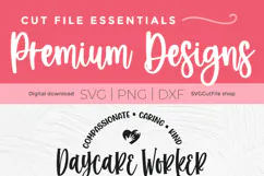 Daycare worker svg for early childhood or childcare workers Product Image 5