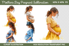 Mothers Day Pregnant Sublimation Bundle PNG Product Image 16