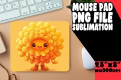 Nostalgia in Bloom: Mouse Pad Designs PNG Product Image 1