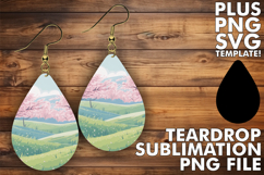 Enchanted Teardrop Earrings Art, Spring Product Image 1