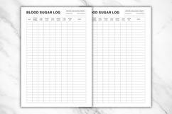 Editable Blood Sugar Log Canva Template 5 Product Image 3