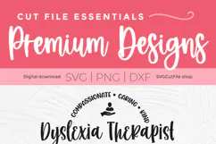 Dyslexia Therapist svg, an LDT or CDT svg for crafters Product Image 5