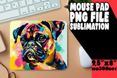 Artful Abstract Dog Wrap Sublimation Design PNG Product Image 1