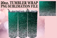 Shiny Floral Leopard Tumbler Design: Sublimation - 20oz Product Image 1