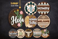 Welcome Bundle SVG laser cut file for Glowforge Product Image 1