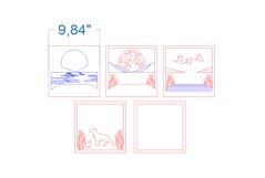 Dogs Bundle SVG laser cut file for Glowforge Product Image 9