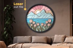 Mosaic Painting Bundle SVG laser cut file for Glowforge Product Image 7
