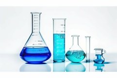 features beaker chemistry white background Product Image 1
