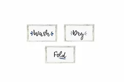 Wash Dry Fold Svg, Laundry Svg, Farmhouse Svg, Wash Svg Product Image 2