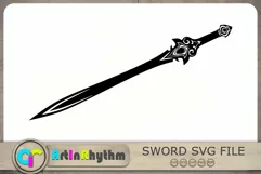 Medieval Sword Svg, Sword Svg, Sword Clipart, Weapon Svg Product Image 1