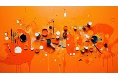 abstract creative orange background Product Image 1