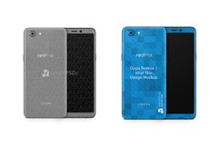 Oppo Realme 1 Vinyl Skin Design Mockup 2018 Product Image 1
