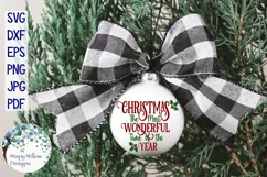 Christmas The Most Wonderful Time Of The Year SVG Cut File Product Image 2