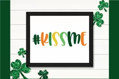Kiss Me SVG File - St. Patrick's Day SVG File Product Image 3