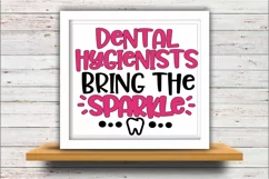 Dental Hygienist SVG DXF JPEG Silhouette Cameo Cricut teeth Product Image 2