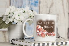 Farm Fresh Flowers PNG &amp; JPG for Sublimation Product Image 5