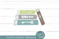 Books SVG, png, eps, sublimation, printable Product Image 1