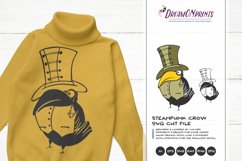 Steampunk Crow SVG | Raven SVG Product Image 1