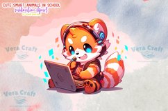 Cute Smart Animals Sublimation Clipart Product Image 12
