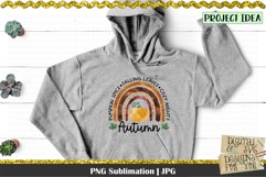 Boho Fall Rainbow | Autumn Rainbow | Sublimation clipart Product Image 3